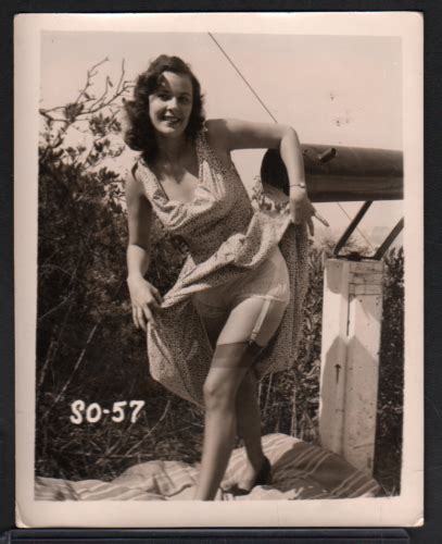 Vintage B W Pinup Risque Photo X Sexy Woman Cheesecake Ac Ebay