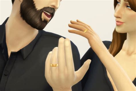 My Sims 4 Blog Wedding Rings For Males And Females By Rusty Nail