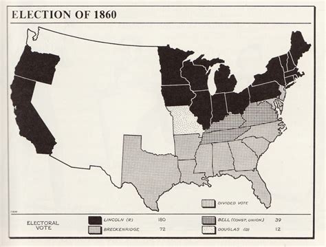 Original 13 states control fewer than 50% of total electoral votes for first time. Civil War Blog » Election of 1860 and the Lykens Valley