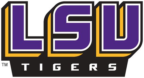 LSU Tigers Wordmark Logo NCAA Division I I M NCAA I M Chris Creamer S Sports Logos Page