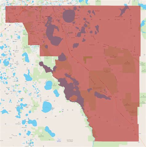 Osceola County Florida Map