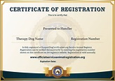 Offcial ESA Registration - ESA & Service Animal Registry