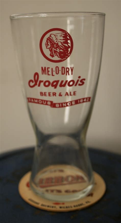Two Iroquois Beer Glasses Collectors Weekly