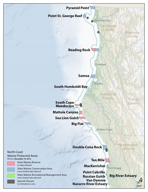 North Coast Region California Mpas