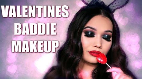 Valentines Baddie Makeup Tutorial Thatgirlshaexo Youtube