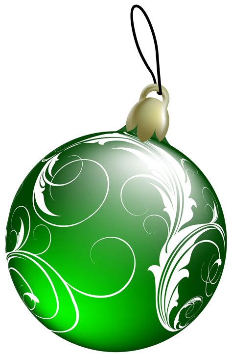 Beautiful Green Christmas Ball Png Clipart Best Web Clipart