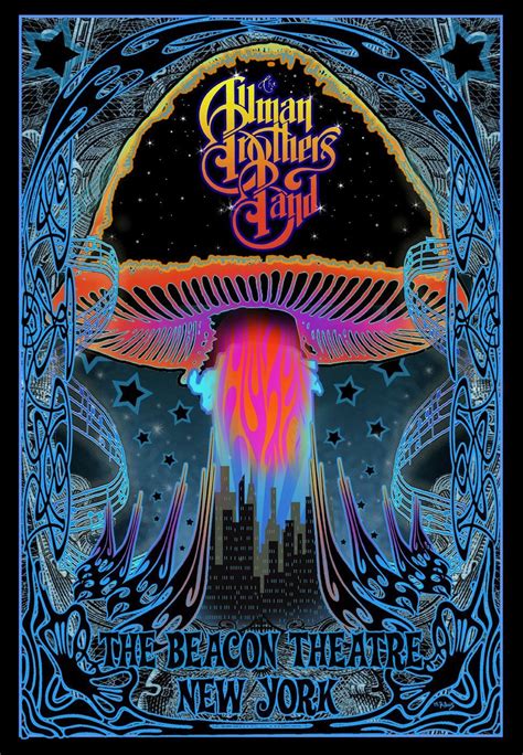 Allman Brothers Band Music Concert Posters Band Posters Rock Posters