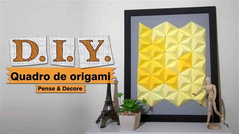 Diy Quadro De Origami Quadro Origami Do Pinterest Youtube