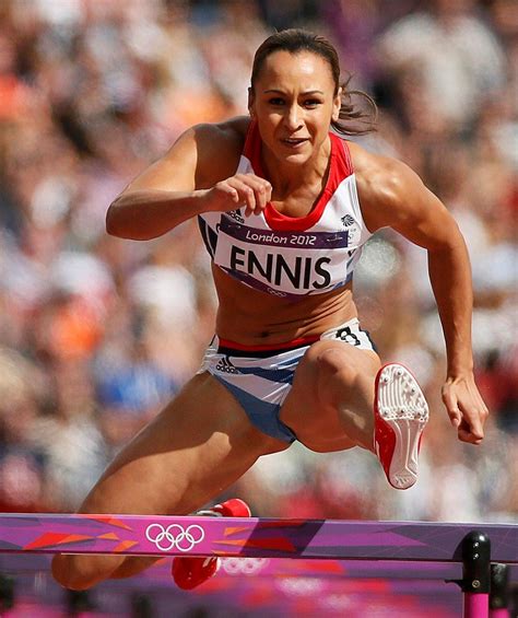 Sexy Athletes Jessica Ennis long jump and hurdles x アスリート達の美しくセクシーな光景 sports xnews