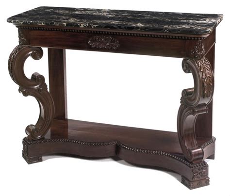 A Victorian Mahogany Console Table