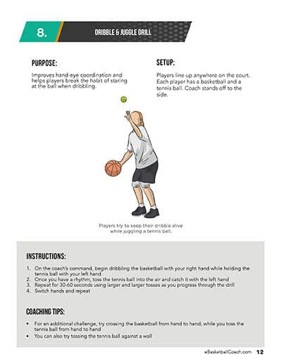basketball drills for coaches shooting passing dribbling rebounding and defense