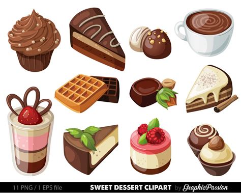 Desserts Food Cake Clipart