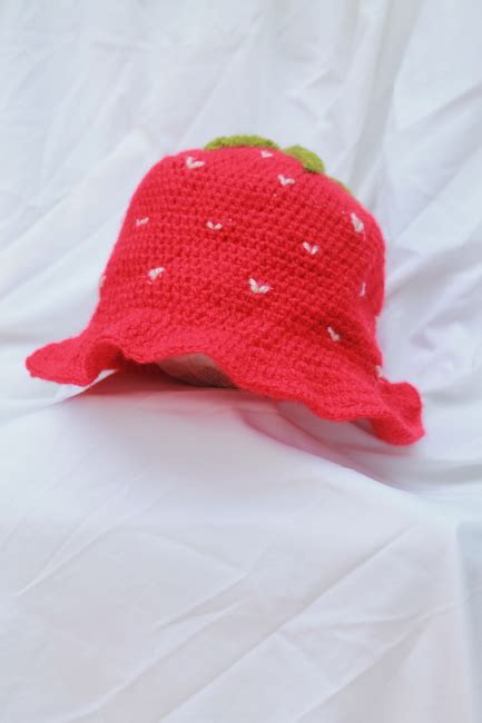 Strawberry Bucket Hat Pattern Crochet Pattern Ribblr