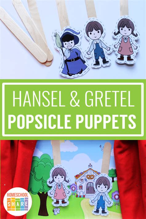 Hansel And Gretel Popsicle Puppets Homeschool Share