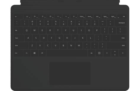Microsoft Surface Pro X Keyboard Black Qjw 00015