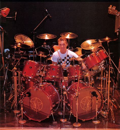 Neil Peart Moving Pictures Drum Set