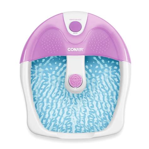 conair foot spa pedicure spa with soothing vibration massage lavender white
