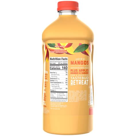 Bolthouse Farms Amazing Mango Fruit Juice Smoothie 52oz