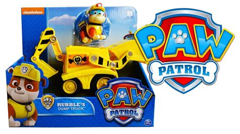 Paw Patrol Toys Rubbles Dump Truck Unboxing With Marshall Chase Skye
