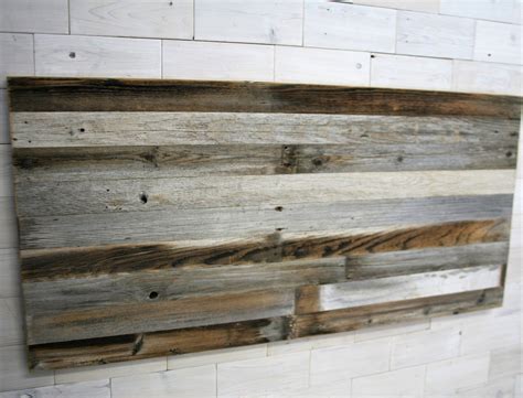 Barn Wood Hanging Headboard Panel All Bed Sizes Texture Horizon Design