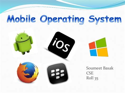Types Of Mobile Operating System