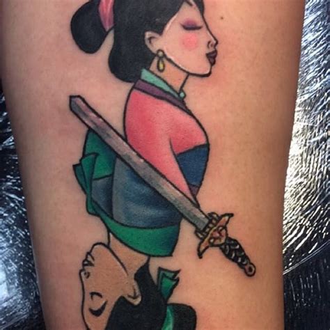 Mulan Tattoo By Littlebigbearo On Instagram Mulan Disney