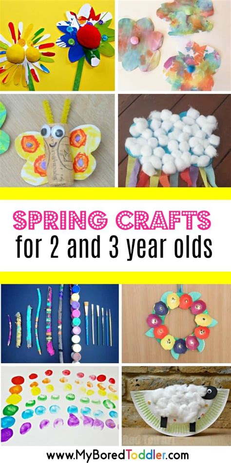 Spring Crafts For 2 And 3 Year Olds My Bored Toddler