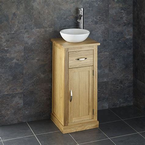 Cube Solid Oak Single Door Compact And Space Saving Freestanding