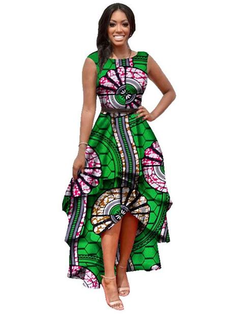 2016 african clothing for women print ankara dress traditional clothing