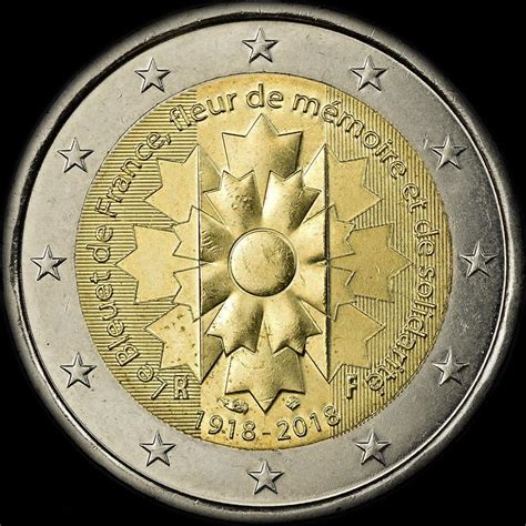 France 2018 Le Bleuet De France 2 Euro Commémorative