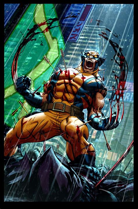 This Is How I Picture Wolverine In Berserker Mode And With His Healing