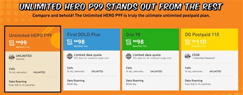 Unlimited hero p99 customers do not have to worry about how much data they are using to stream, browse, social share or chat as everything is unlimited! U Mobile unveils new Unlimited Hero P99 postpaid plan with ...