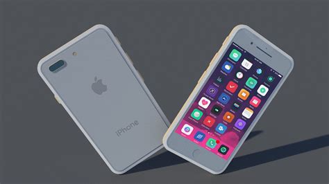 Apple Iphone 8 And Iphone 8 Plus 3d Model 49 3ds C4d Fbx Ma Max