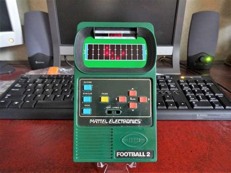 Original 1978 Mattel Electronics Football 2 Handheld Game Tested And