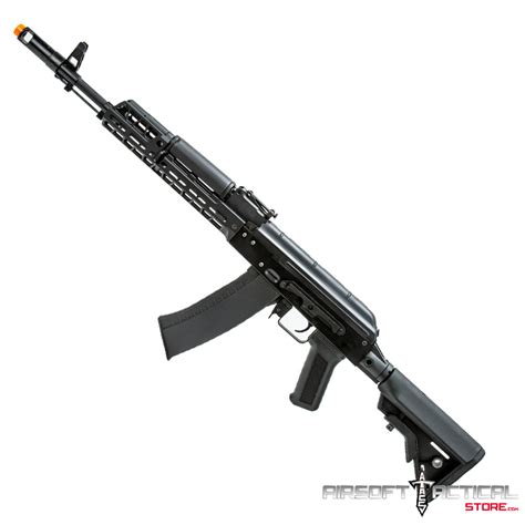 Ak74 Full Metal Rifle W 105 Inch M Lok Handguard Color Black By
