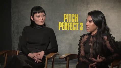 Pitch Perfect Chrissie Fit Hana Mae Lee Talk About Their Experience Making The Movie