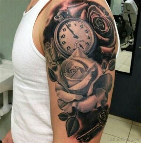 Broken clock tattoo clock and rose tattoo clock tattoos time tattoos body art tattoos sleeve tattoos tatoos mark tattoo epic tattoo. 65 Perfect Clock Tattoos On Shoulder