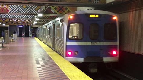 Baltimore Subway Trains At Lexington Market And At Johns Hopkins Hd