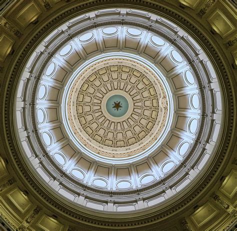 Texas State Capitol Rotunda Dome Photograph by Allen Beatty