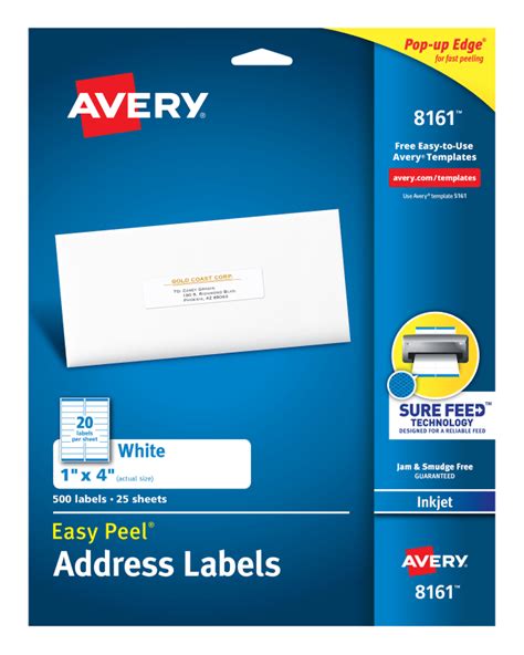 Avery Label Template 8161