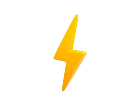Lightning Symbol 3d Model Cgtrader