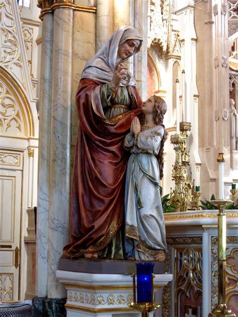 Filesweetest Heart Of Mary Catholic Church Detroit Mi Statue Of