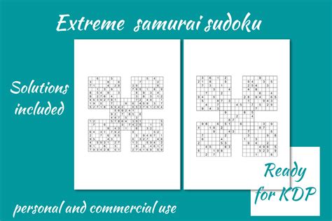 Extreme Samurai Sudoku Graphic By Ritanascimento07 · Creative Fabrica