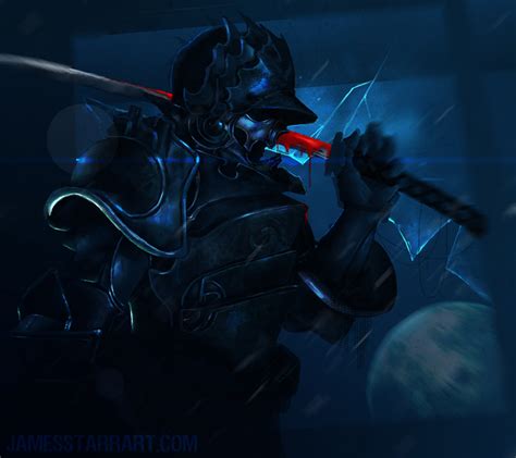 Blue Samurai By Starr King On Deviantart