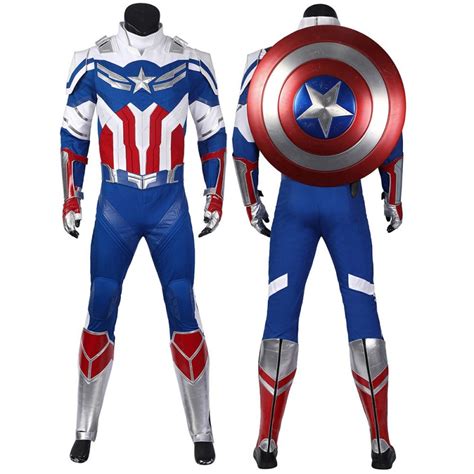 2021 Captain America Sam Wilson Costume New The Falcon And The Winter