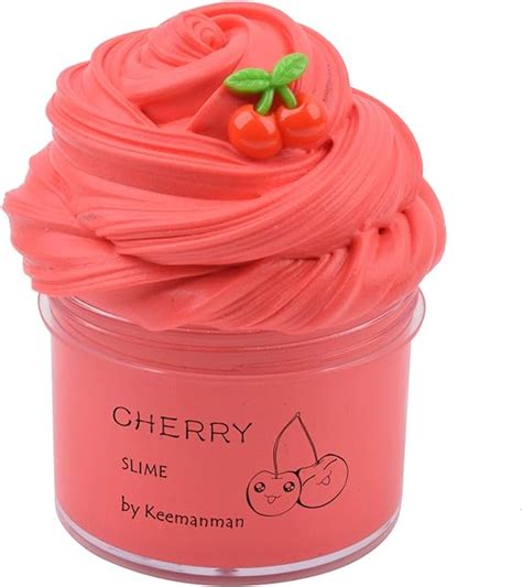 Keemanman Red Cherry Butter Slime Diy Slime Supplies Kit