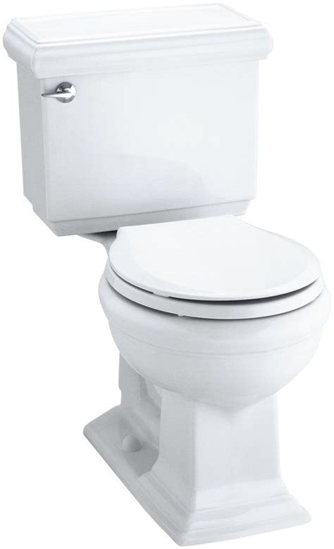 Memoirs 1 28 GPF Water Efficient Round Two Piece Toilet Seat Not