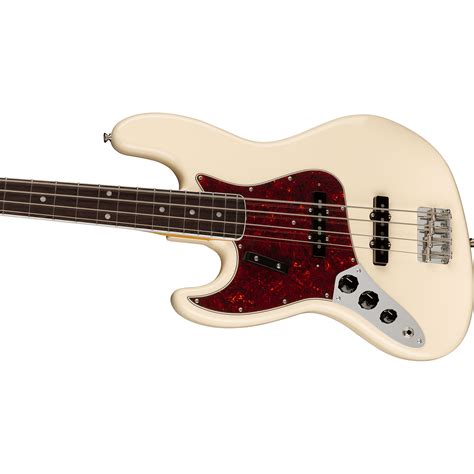 Fender American Vintage II J Bass RW Olympic White LH Linkshandige