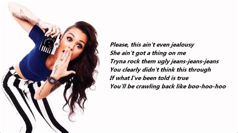 Cher Lloyd Want U Back Lyrics On A Screen Youtube
