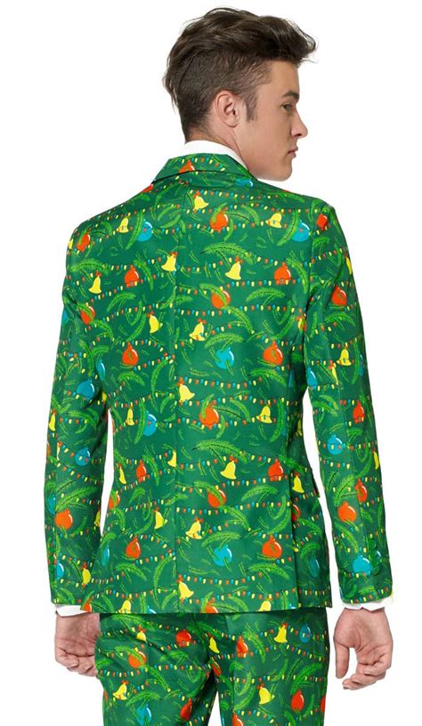 Green Christmas Tree Suit Mens Costume Christmas Costumes